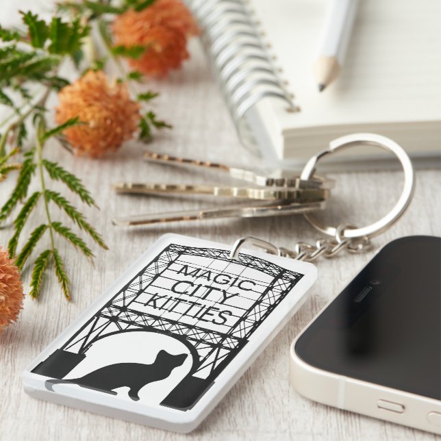 Llavero mágico de los gatitos de la ciudad (Frente Derecha)
