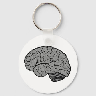 Llavero Magnet de cerebro estilizado