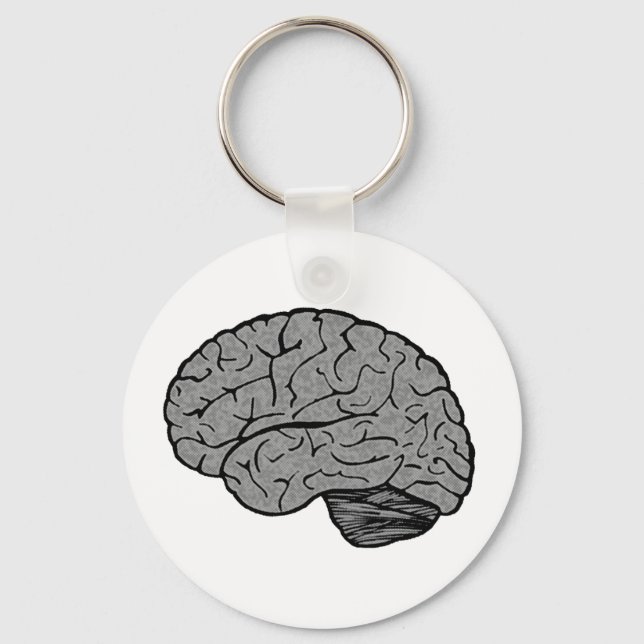 Llavero Magnet de cerebro estilizado (Anverso)