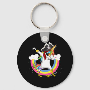 Llavero Magnífica diversión de unicornio pirata desagradab