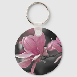 Llavero Magnolia de Saucer Rosa Japonesa