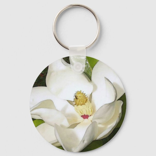 Llavero Magnolia White (Anverso)
