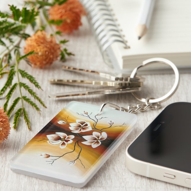 Llavero Magnolien, Acryl -  (Frente Derecha)