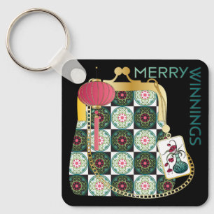 Llavero Mah Jongg Holiday Keychain