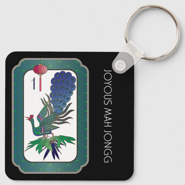 Llavero Mah Jongg Holiday Keychain (Reverso )