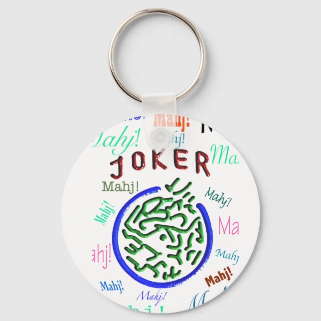 Llavero Mah Jongg Joker Keychain (Anverso)