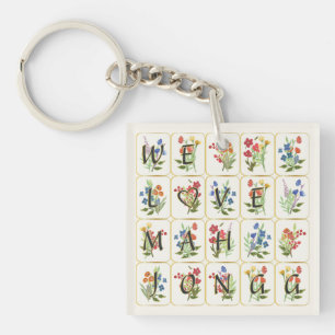 Llavero Mah Jongg Love Keychain