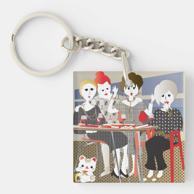 Llavero ¡Mah Jongg MAHJ! (Frente)