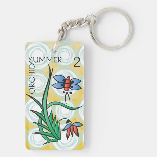 Llavero Mah Jongg Seasons Spring/Summer Keychain (Atrás)