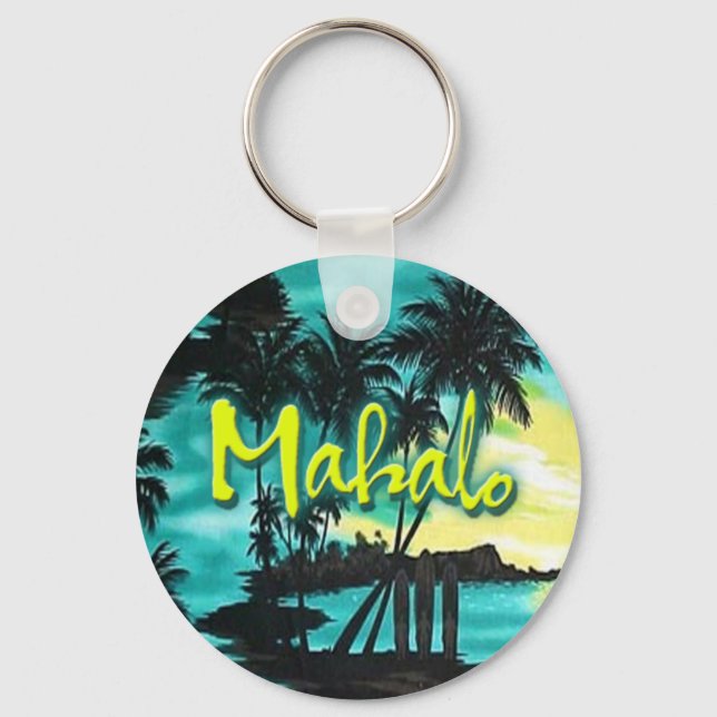 Llavero Mahalo Sunset Keychain (Anverso)