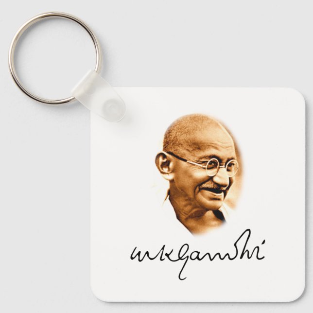 Llavero Mahatma Gandhi (Anverso)