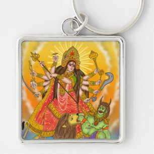 Llavero Mahishasur Mardini Durga Keychain