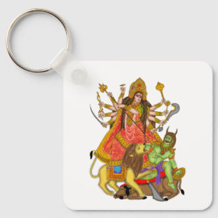 Llavero Mahishasur Mardini Durga Keychain