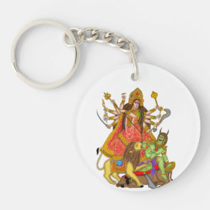 Llavero Mahishasur Mardini Durga Keychain