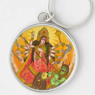 Llavero Mahishasur Mardini Durga Keychain