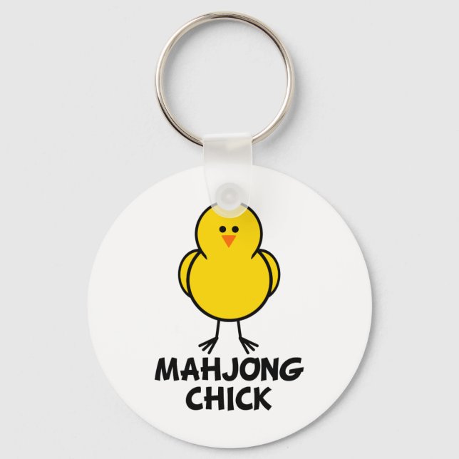 Llavero Mahjong Chick (Anverso)