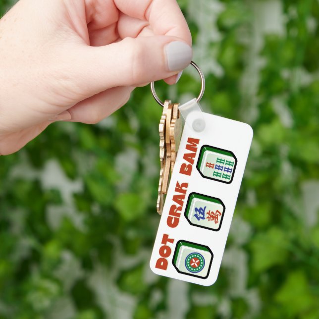 Llavero Mahjong Dot Crak Bam (Mano)