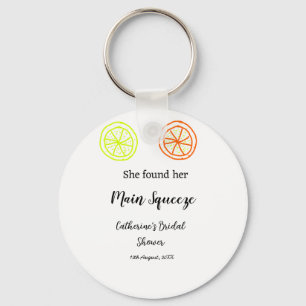 Llavero Main Squeeze limón cítrico despedida de soltera ag