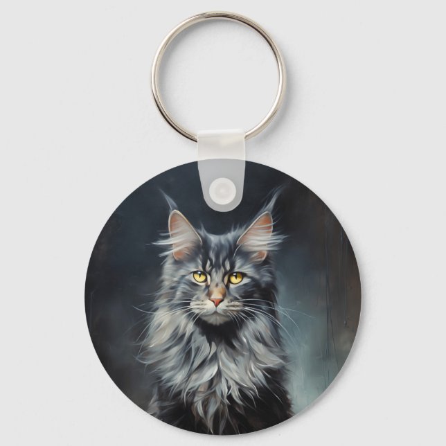 Llavero Maine Coon cat (Anverso)