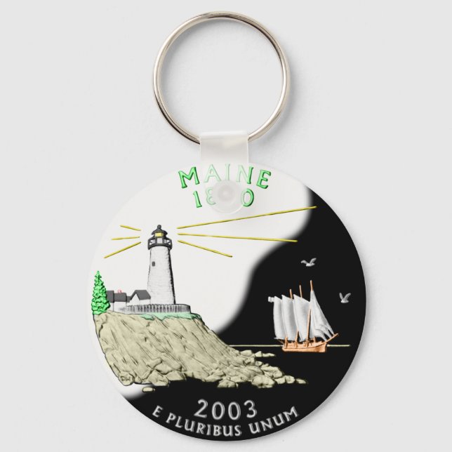 Llavero Maine Keychain (Anverso)