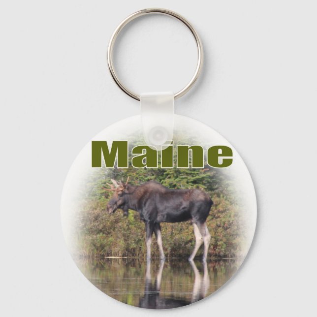 Llavero Maine Moose (Anverso)
