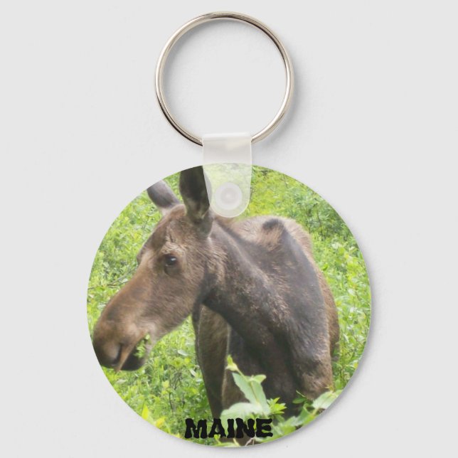 Llavero Maine Moose Keychain (Anverso)