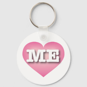 Llavero Maine PInk Fade Heart - Me amo