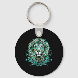 Llavero Majestic Lion Mane Arte Detallado - Los Leones Son