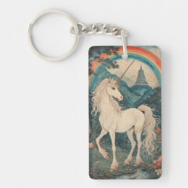 Llavero Majestic Unicorn - Estilo japonés
