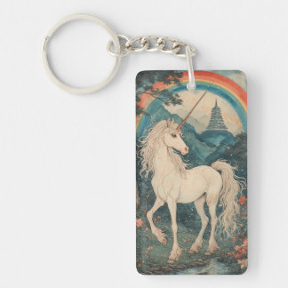 Llavero Majestic Unicorn - Estilo japonés