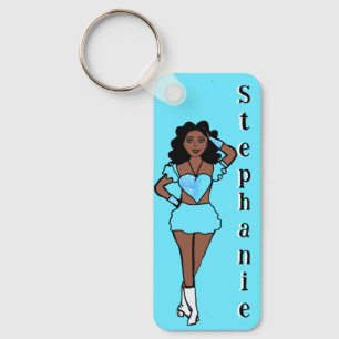 Llavero Majorette/Dancer Keychain Aqua
