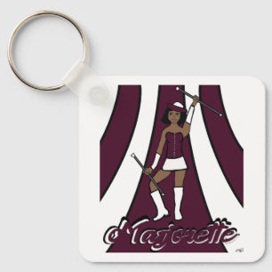 Llavero Majorette Keychain/ Borgoña