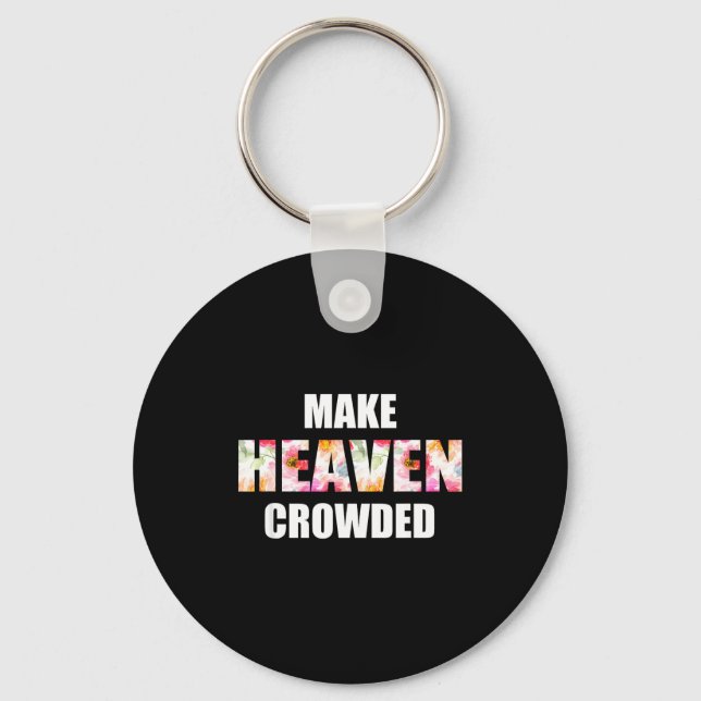 Llavero Make Heaven Crowded Floral Letter _ Christian Fait (Anverso)
