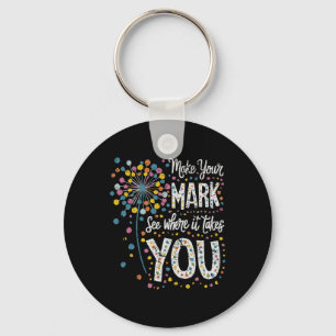 Llavero Make Your Mark Happy Dot Day 2024 Dandelion
