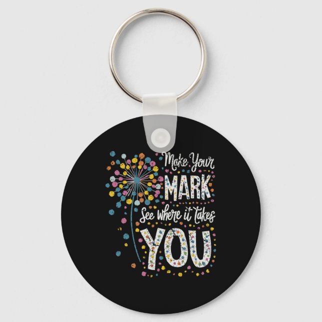 Llavero Make Your Mark Happy Dot Day 2024 Dandelion (Anverso)