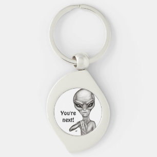 Llavero ¡Mala Alien, eres la siguiente!