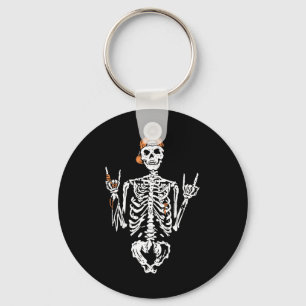 Llavero Mala Skeleton Rock Summer Halloween Skull Mujeres