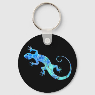 Llavero Malachite Gecko Dark Keychain
