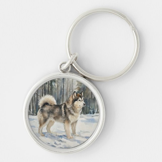 Llavero Malamute de Alaska (Frente)