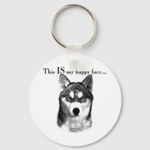Llavero Malamute Happy Face