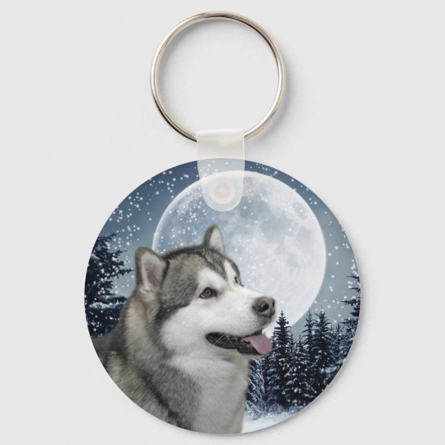 Llavero Malamute Keychain (Anverso)