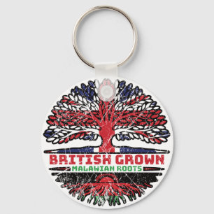 Llavero Malawi Malavian Reino Unido Árbol británico