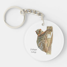 Llavero malayo del acrílico del Colugo