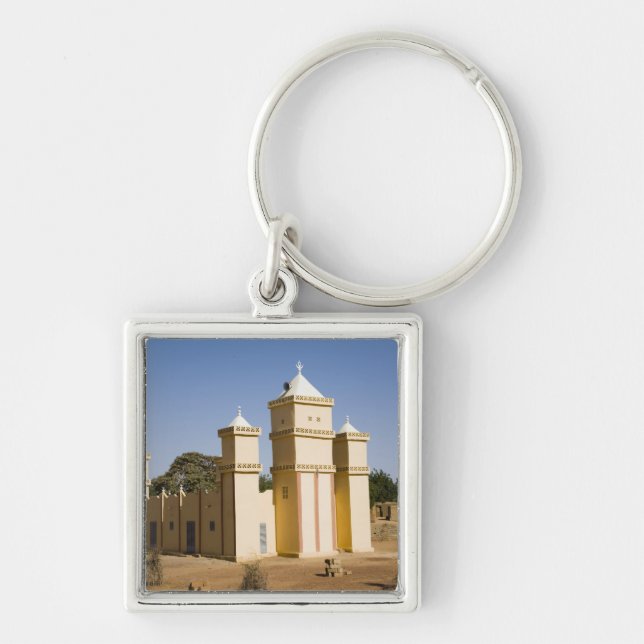 Llavero Malí, Bamako. Mezquita, carretera Bamako-Djenne (Frente)