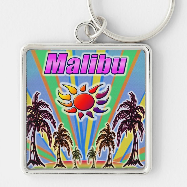 Llavero Malibu Summer Love Keychain (Frente)