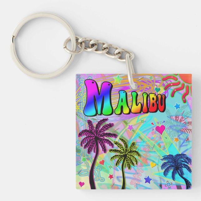Llavero Malibu Vivid Romance Keychain (Frente)