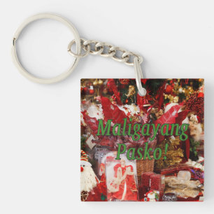 Llavero ¡Maligayang Pasko! Feliz Navidad en tagalo