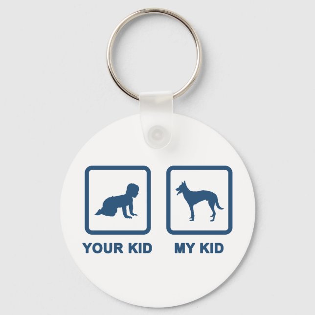 Llavero Malinois belga (Anverso)