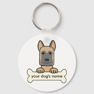 Llavero Malinois belga