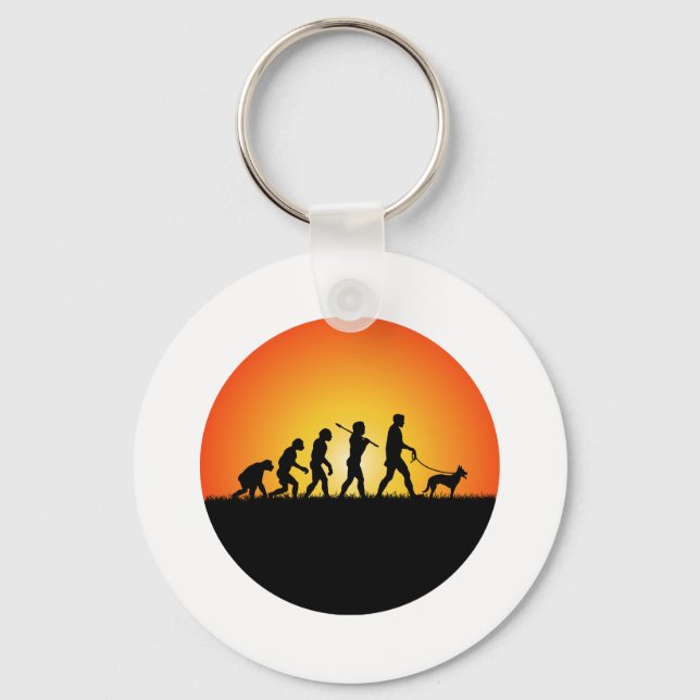 Llavero Malinois belga (Anverso)